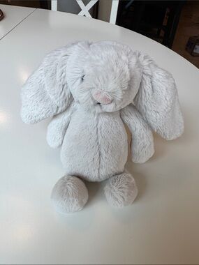 Jellycat Mini Gray Bashful Bunny - Like New Condition